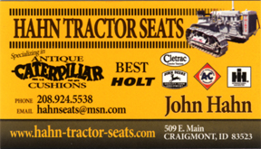 Hahn Tractor Seats