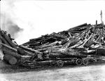 Cleveland H with really big log
